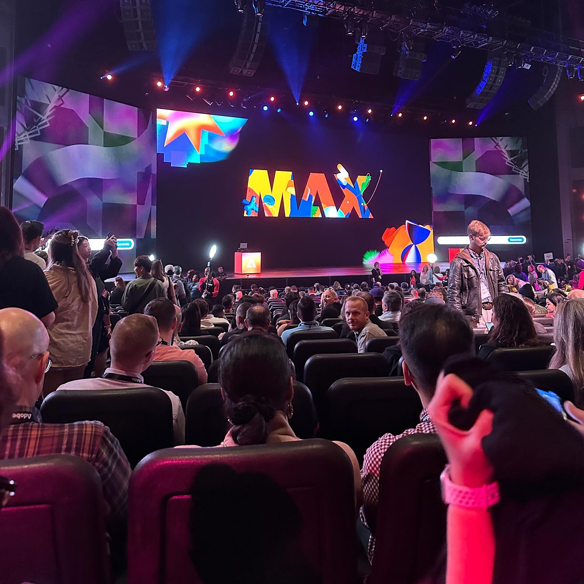 The Get Community Video and Creative team at Adobe MAX